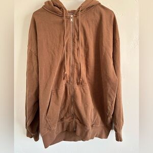 John Galt oversized zip up.